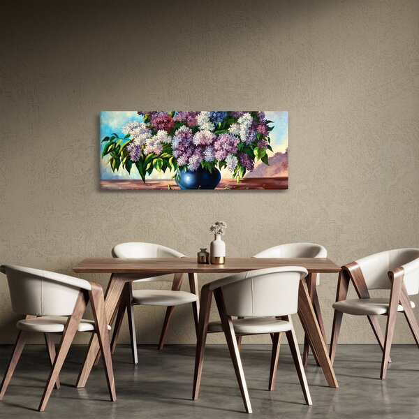 Slika - Šopek lila (120x50 cm)