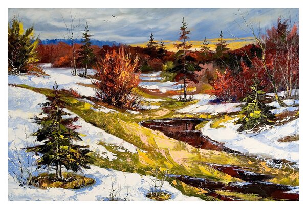 Slika - Prihod pomladi (90x60 cm)