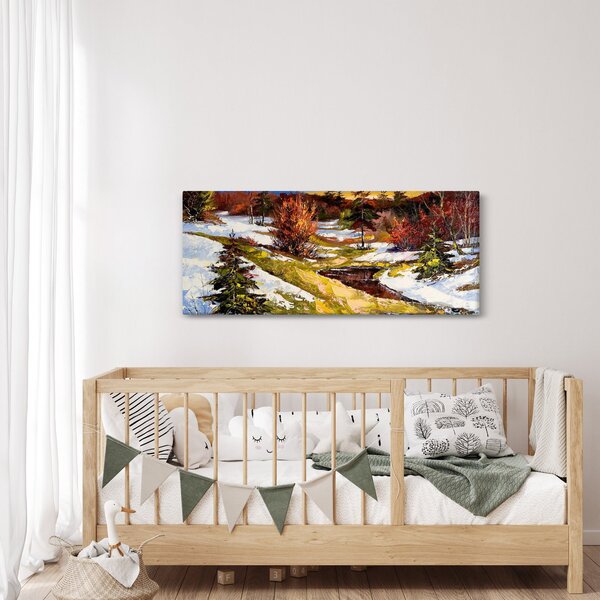 Slika - Prihod pomladi (120x50 cm)