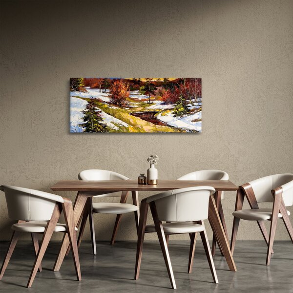 Slika - Prihod pomladi (120x50 cm)