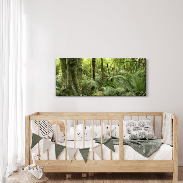 Slika tropskega deževnega gozda (120x50 cm)