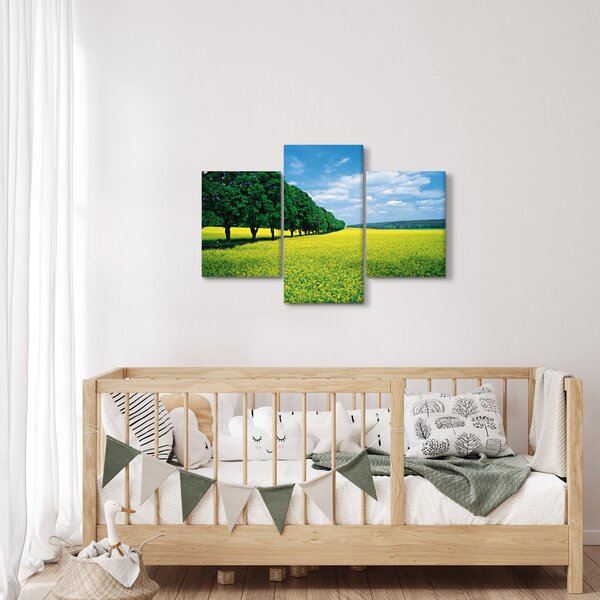 Slika polja z alejo (90x60 cm)