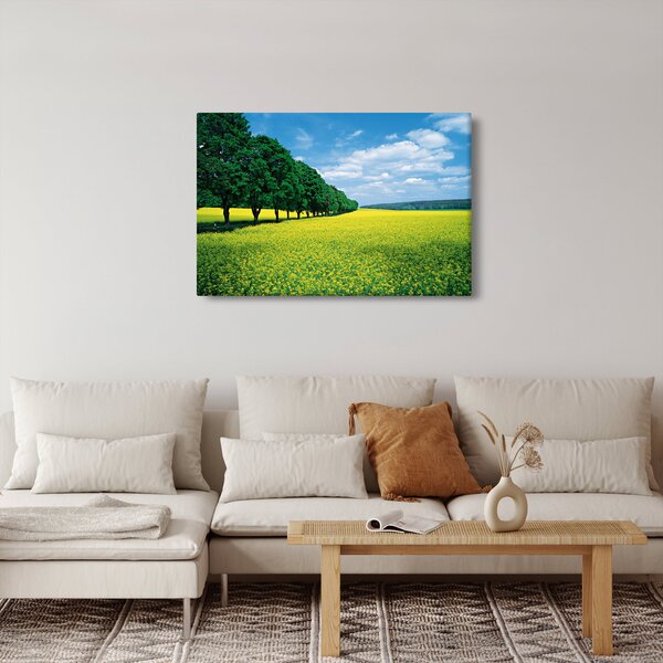 Slika polja z alejo (90x60 cm)