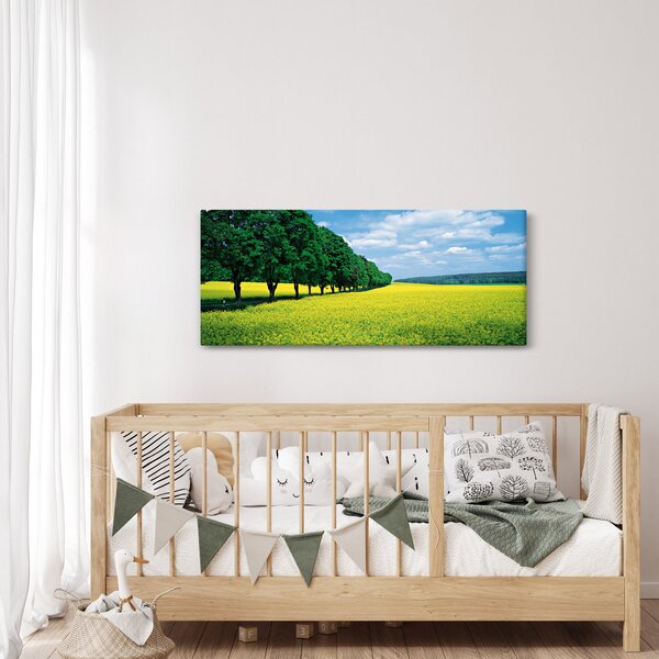 Slika polja z alejo (120x50 cm)