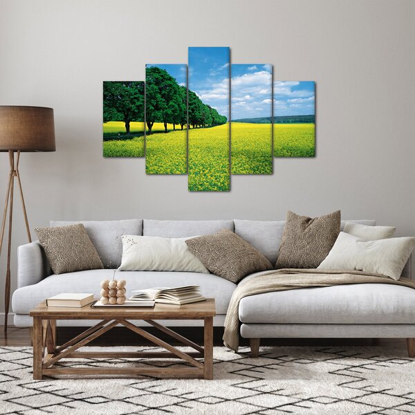 Slika polja z alejo (150x105 cm)