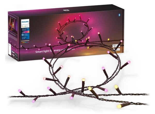 Philips-LED RGBW Prigušivi vanjski lanac HUE WACA 500xLED 44,4 m IP54