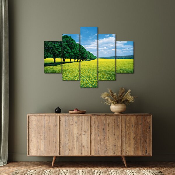 Slika polja z alejo (150x105 cm)