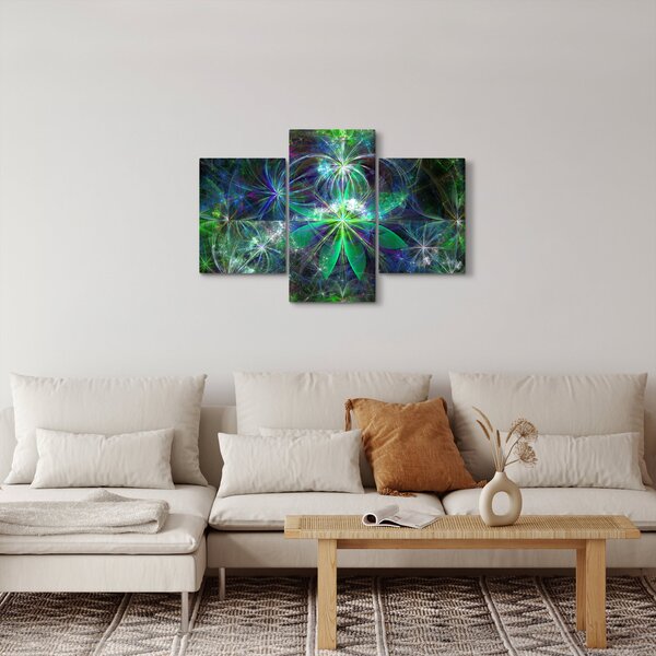 Slika - Abstraktne geometrijske oblike (90x60 cm)