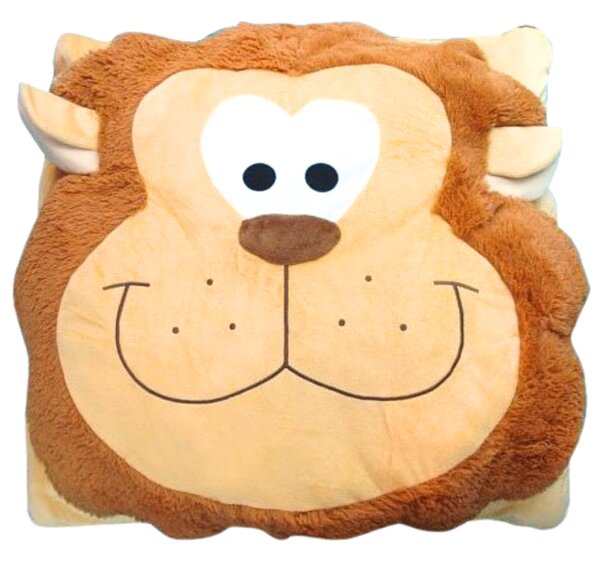 Dječji jastuk CUDDLI FRIENDS 70x70 cm plišani - više boja Boja: Plava