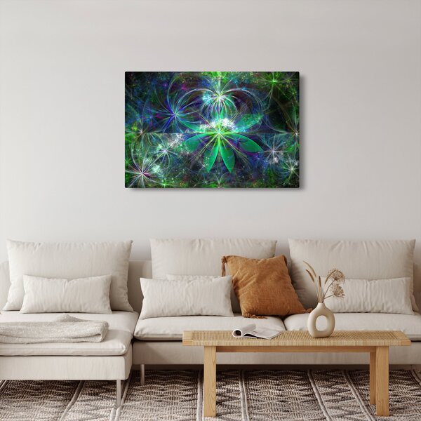 Slika - Abstraktne geometrijske oblike (90x60 cm)
