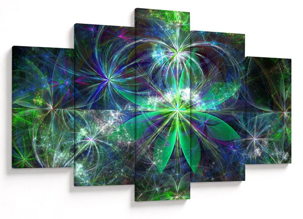Slika - Abstraktne geometrijske oblike (150x105 cm)