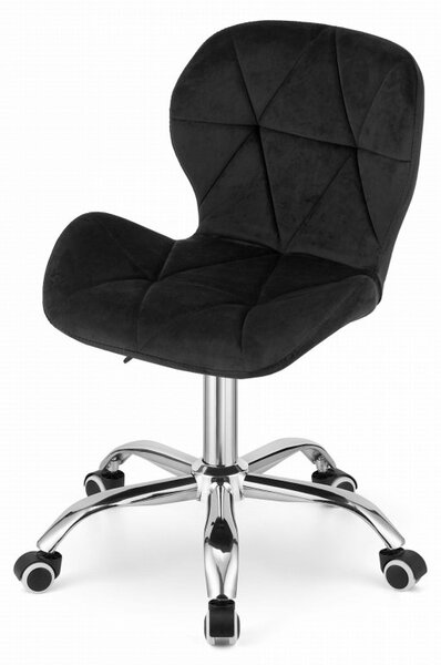 Set za radnu sobu ZARIMO stol 80x40 cm hrast sonoma + stolica AVOLA VELVET crna