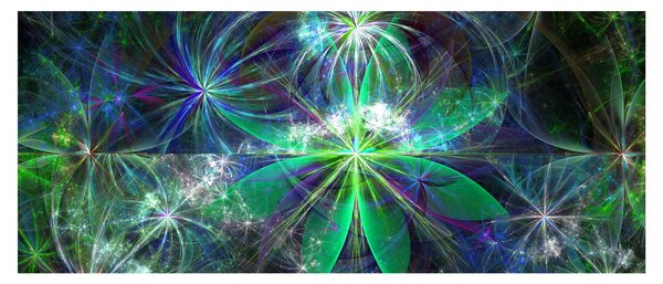 Slika - Abstraktne geometrijske oblike (120x50 cm)