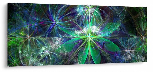 Slika - Abstraktne geometrijske oblike (120x50 cm)