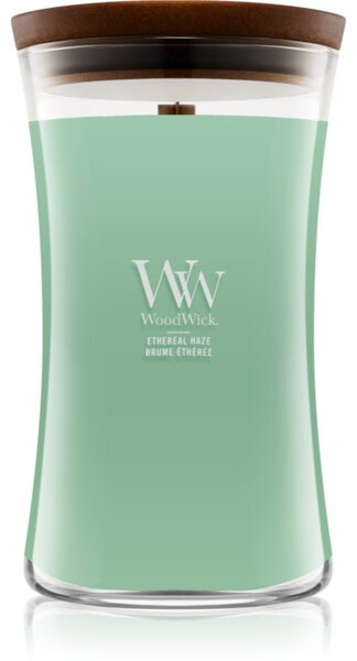 Woodwick Ethereal Haze mirisna svijeća s drvenim fitiljem 610 g