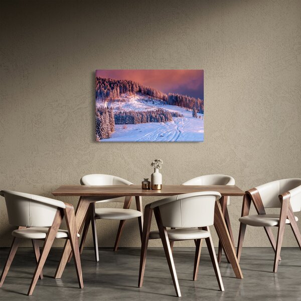 Slika zimske pokrajine (90x60 cm)