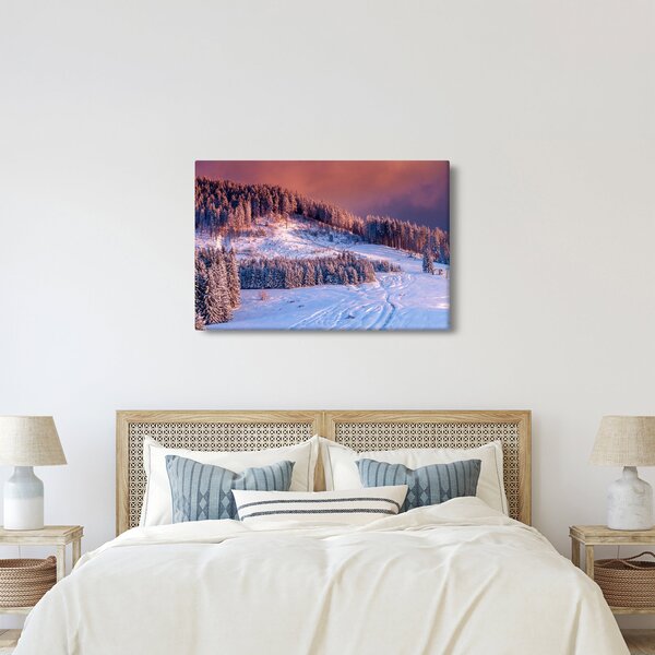 Slika zimske pokrajine (90x60 cm)