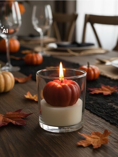 Sinsay - Mirisna svijeća u staklu Pumpkin Cream Brule