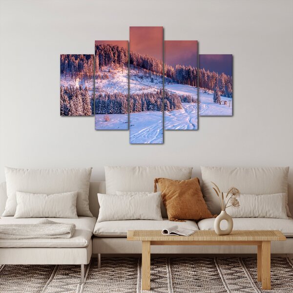 Slika zimske pokrajine (150x105 cm)
