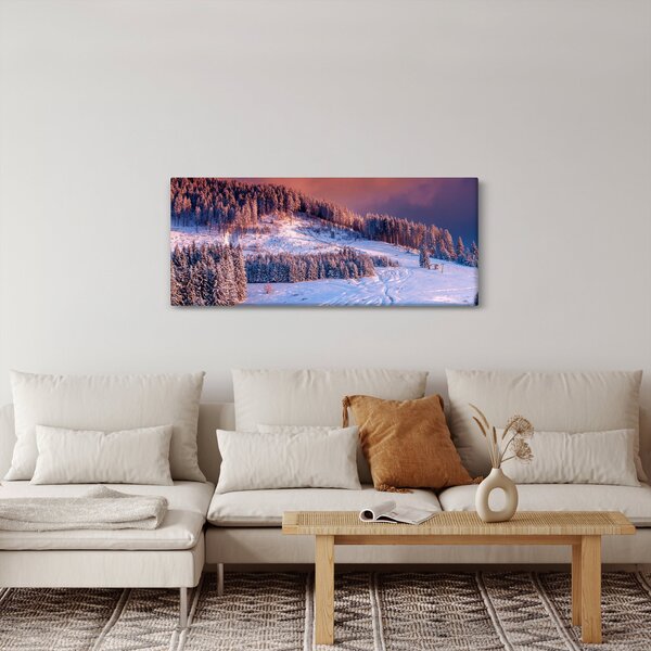 Slika zimske pokrajine (120x50 cm)