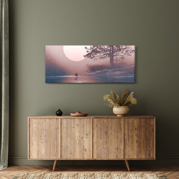 Slika - Zaljubljeni par (120x50 cm)