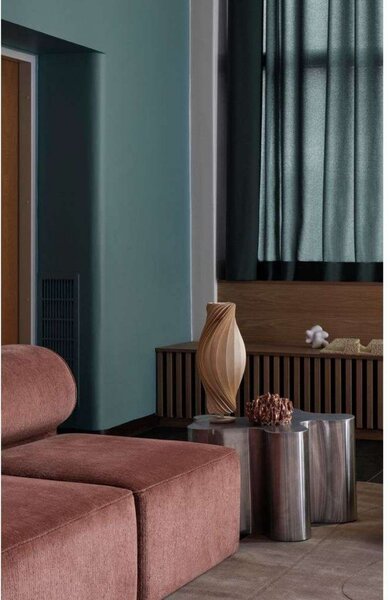 Tom Rossau stolna lampa br. 111, visina 47 cm, breza, E14, Drvo, Dnevni boravak/blagovaonica, Drvo