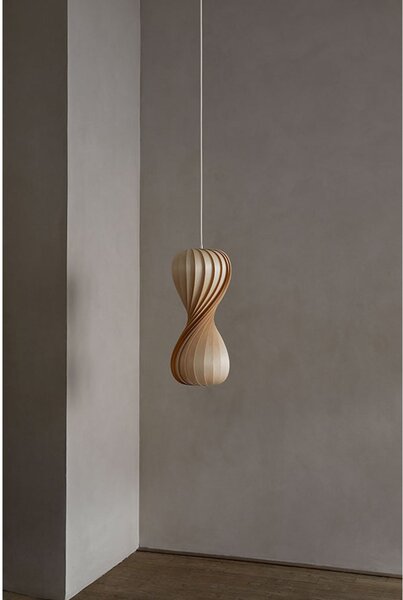 Tom Rossau TR7 viseća lampa, breza, visina 55 cm, E27, prigušiva, Drvo, Dnevni boravak/blagovaonica, Drvo