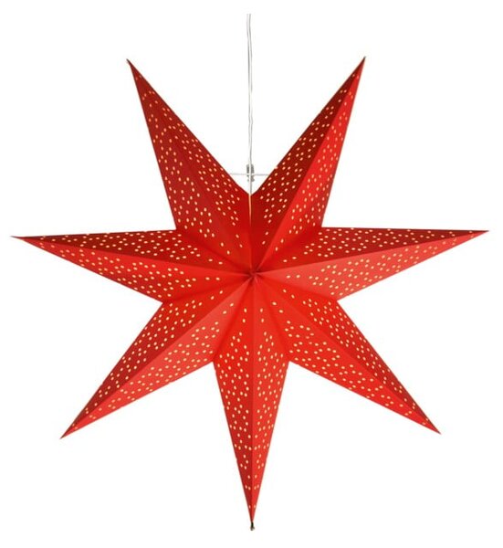 Dekoracija crvenog svjetla Star Trading Dot, ⌀ 54 cm