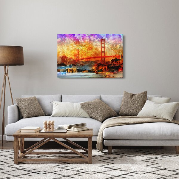 Slika - Golden Gate, San Francisco, Kalifornija (90x60 cm)