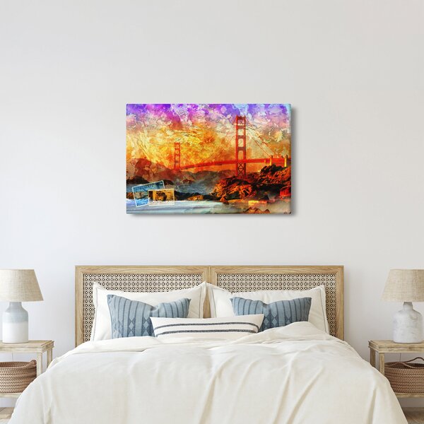 Slika - Golden Gate, San Francisco, Kalifornija (90x60 cm)