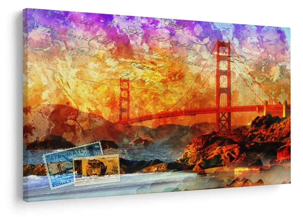 Slika - Golden Gate, San Francisco, Kalifornija (90x60 cm)