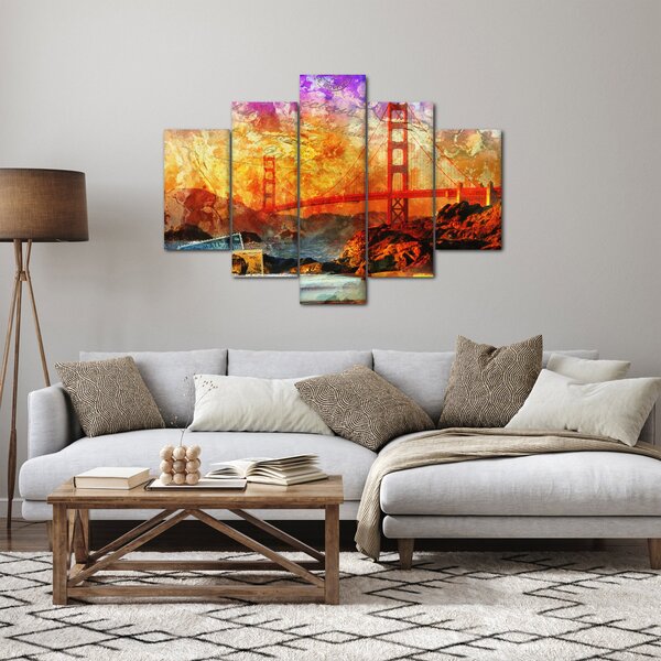 Slika - Golden Gate, San Francisco, Kalifornija (150x105 cm)