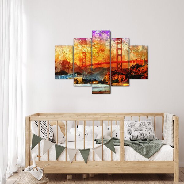 Slika - Golden Gate, San Francisco, Kalifornija (150x105 cm)