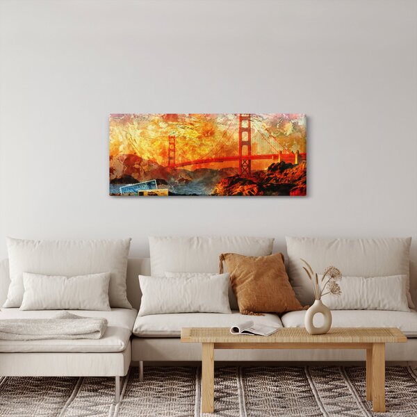 Slika - Golden Gate, San Francisco, Kalifornija (120x50 cm)