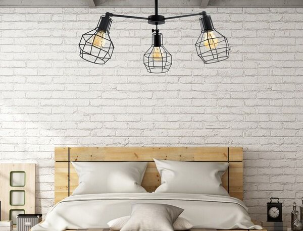 Stropna viseća svjetiljka metalna Loft APP734-3C