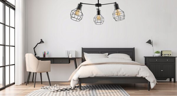 Stropna viseća svjetiljka metalna Loft APP734-3C