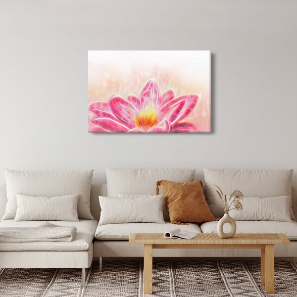 Slika lotosovega cveta (90x60 cm)