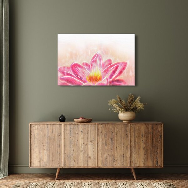 Slika lotosovega cveta (90x60 cm)