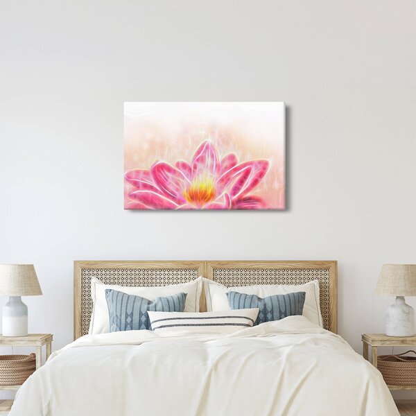 Slika lotosovega cveta (90x60 cm)