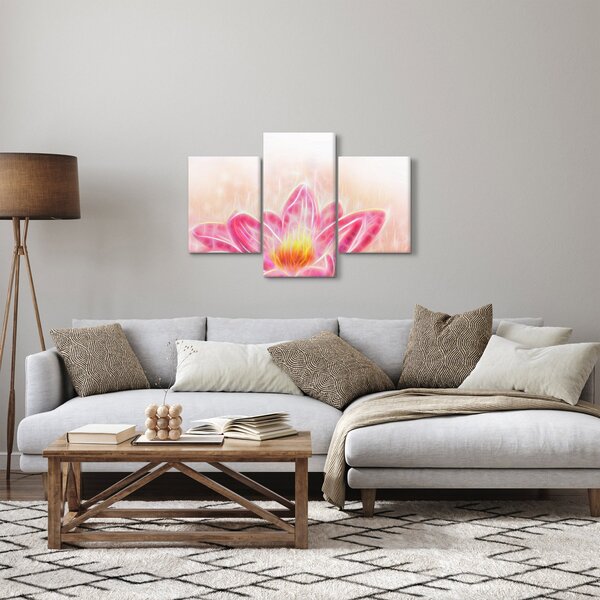 Slika lotosovega cveta (90x60 cm)