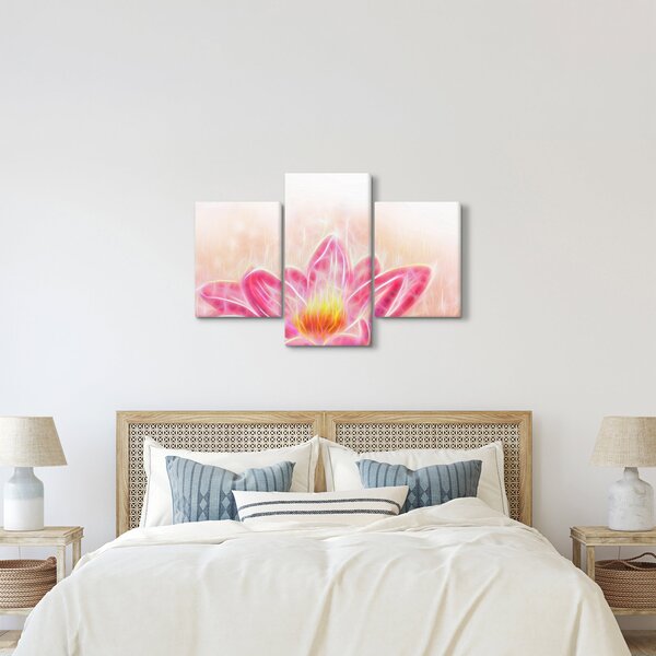 Slika lotosovega cveta (90x60 cm)