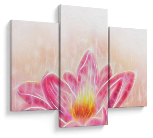 Slika lotosovega cveta (90x60 cm)