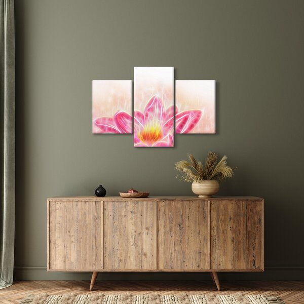 Slika lotosovega cveta (90x60 cm)