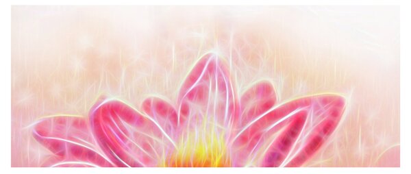 Slika lotosovega cveta (120x50 cm)