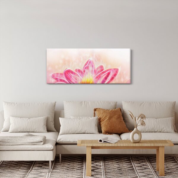 Slika lotosovega cveta (120x50 cm)