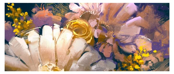 Slika rož (120x50 cm)