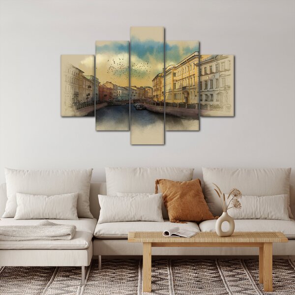 Slika - reka Moyka, Sankt Peterburg, Rusija (150x105 cm)