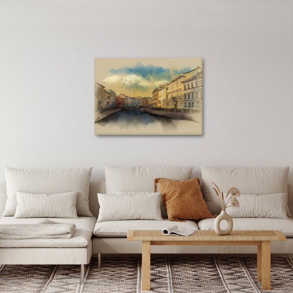 Slika - reka Moyka, Sankt Peterburg, Rusija (70x50 cm)