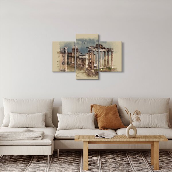 Slika - Rimski forum, Rim, Italija (90x60 cm)