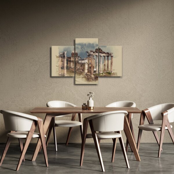 Slika - Rimski forum, Rim, Italija (90x60 cm)